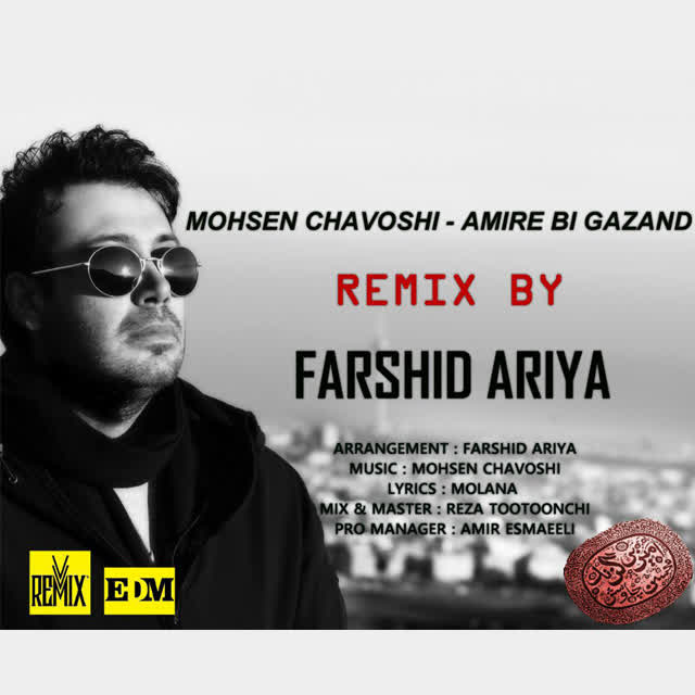 کاور آهنگ Amir Bi Gazand Remix by Farshid ARIYA از Mohsen Chavoshi