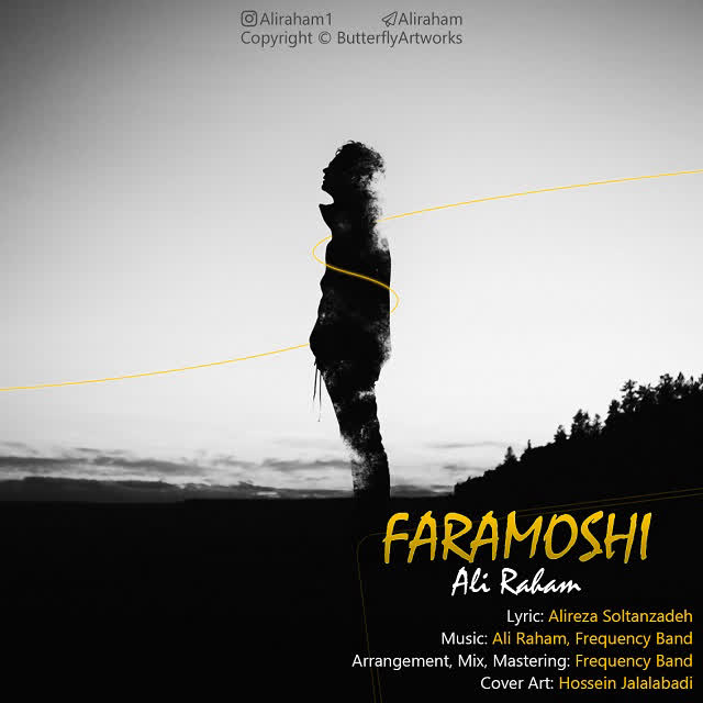 کاور آهنگ Faramoshi از Ali Raham